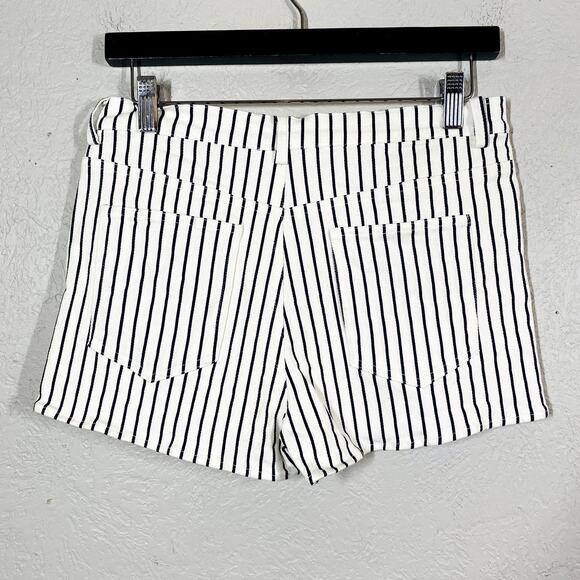 Altr'd State Sailor Stripe Button Fly Denim Jean Shorts Casual - 9 - Picture 3 of 5